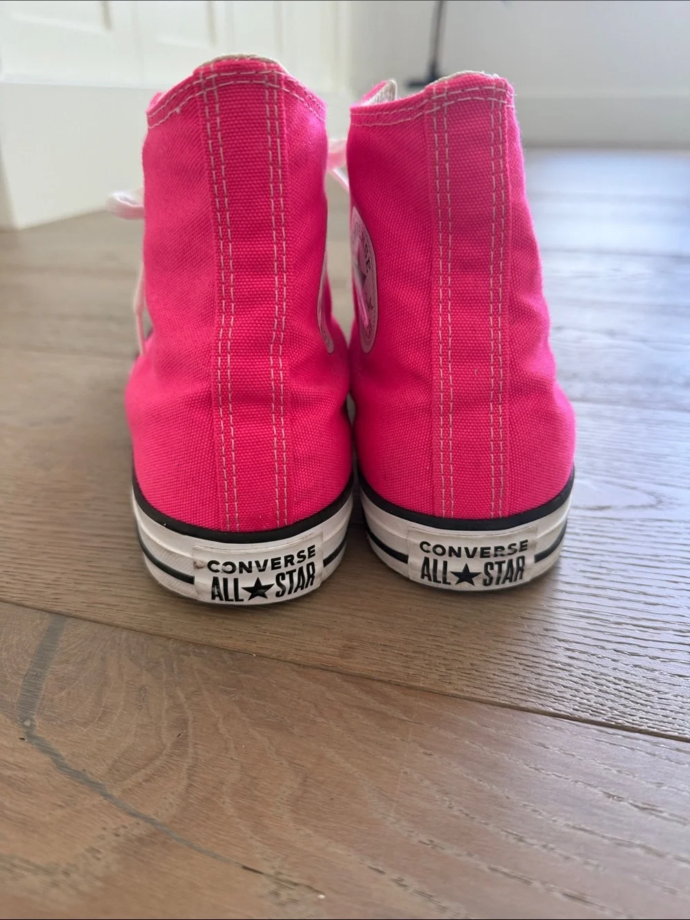 Women’s Converse Hot Pink High Top Sneakers